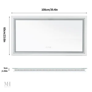 Miroir lumineux pour salle de bain, solution moderne