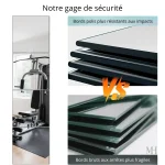 Dalles de miroir modulables pour salle de sport