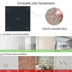 Kit de miroirs modulables pour espace sportif