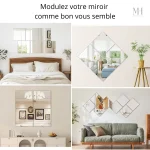 Miroir décoratif pour salle d'entraînement