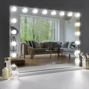 Miroir de maquillage avec grossissement 10X