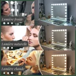 Miroir de Maquillage au Style Hollywood