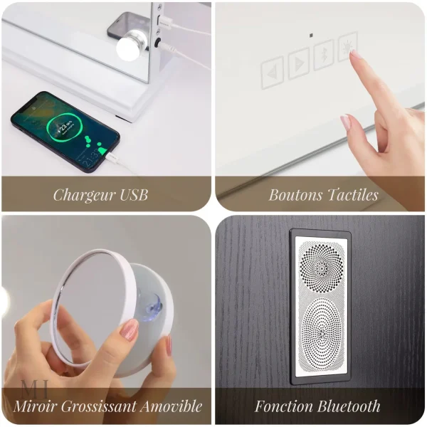 Miroir Éclat Parfait pour les Amateurs de Make-up