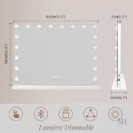 Miroir de Beauté Professionnel pour Maquillage