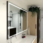 Miroir lumineux anti-condensation pour salle de bain