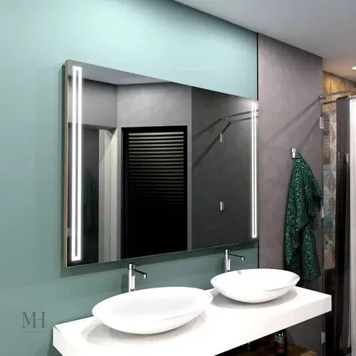miroir-rectangulaire-100x80-antibuee-led-1 Miroir Salle de Bain LED Antibuée 100x80 cm