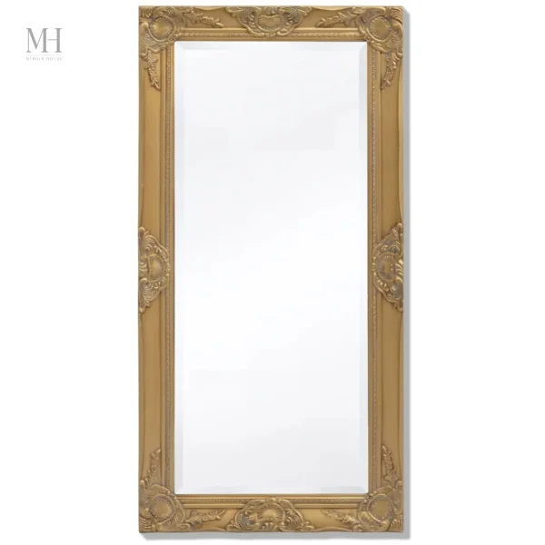 Miroir mural vintage en bois pour un intérieur chic