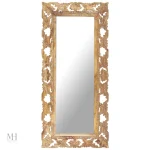 Miroir Rectangulaire en Bois 110x50 cm