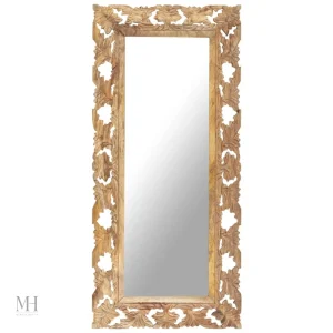 Miroir Rectangulaire en Bois 110x50 cm