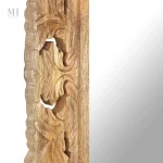 Miroir Grand Format, Charme Authentique en Bois