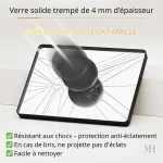 Miroir Simple Aluminium Noir 60 x 80 cm