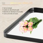 Miroir 60 x 80 cm Élégant et Pratique