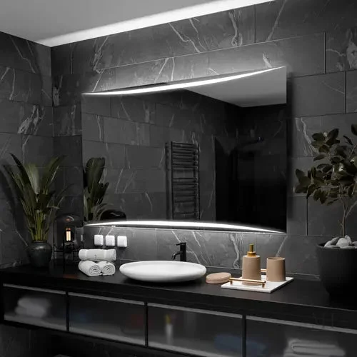 miroir-retro-eclaire-1 Miroir LED anti-buée pour salle de bain lumineux