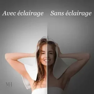 Miroir LED design pour un espace de bain moderne et pratique