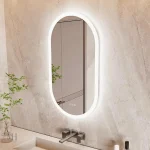 Miroir Ovale LED 90x60 cm avec Éclairage