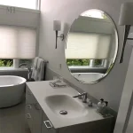 Miroir rond design sans cadre, 60 ou 80 cm
