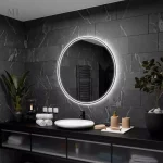 Miroir décoratif rond pour espace contemporain