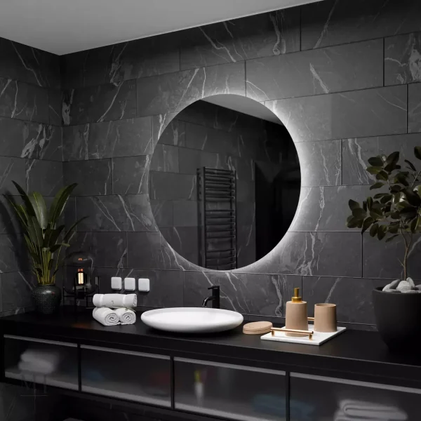 miroir-rond-120-cm-1 Miroir Rond LED 120 cm Anti-Buée Salle de Bain
