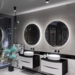 Miroir LED Premium avec fonction anti-buée pour salle de bain