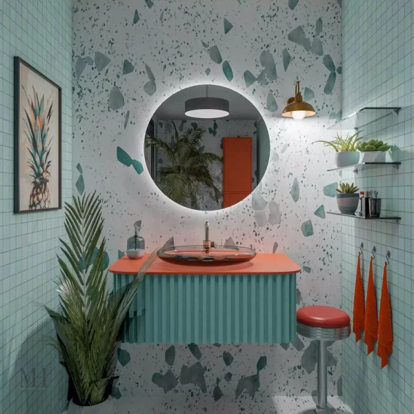 Miroir rond lumineux 120 cm pour un éclairage optimal