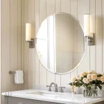 Miroir simple 60 cm, améliore la luminosité d'une pièce