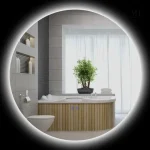 Miroir antibuée avec éclairage LED intégré