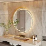Miroir Rond LED 80 cm Anti-Buée Salle de Bain