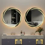 Miroir LED 80 cm pour un éclairage parfait en salle de bain