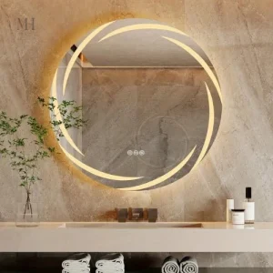Miroir LED Anti-Buée pour salle de bain moderne