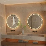 Miroir Rond 80 cm avec éclairage LED intégré