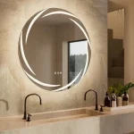 Miroir lumineux rond 80 cm pour un éclairage optimal