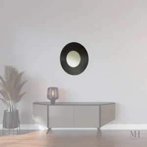 Miroir en bois d'Or Brun pour une ambiance rustique