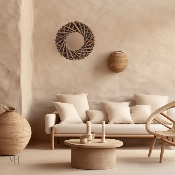 miroir-rond-bois-flotte-40cm-1 Miroir rond en bois flotté, 40 cm, design naturel