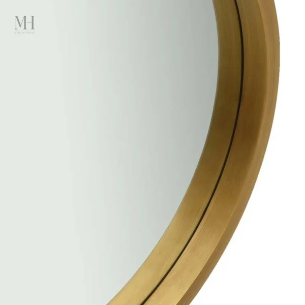 Miroir en Bois 40 cm - Accessoire de Décoration