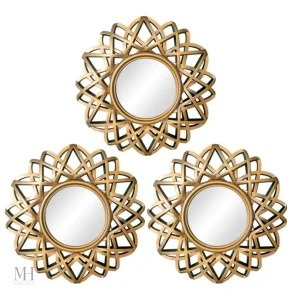 Accessoire chic en miroir rond pour une touche design raffinée