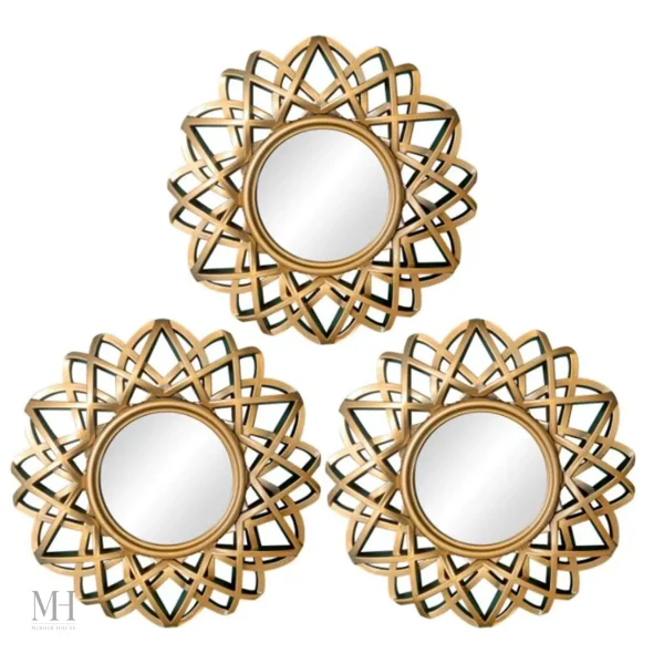 Accessoire chic en miroir rond pour une touche design raffinée