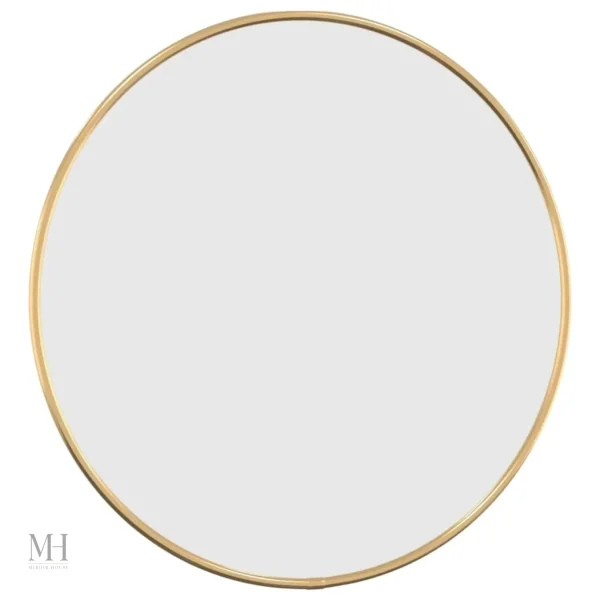 Miroir mural doré au design minimaliste pour vos murs