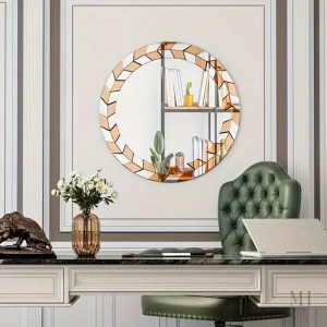 Miroir Rond 80 cm au Design Brillant et Élégant