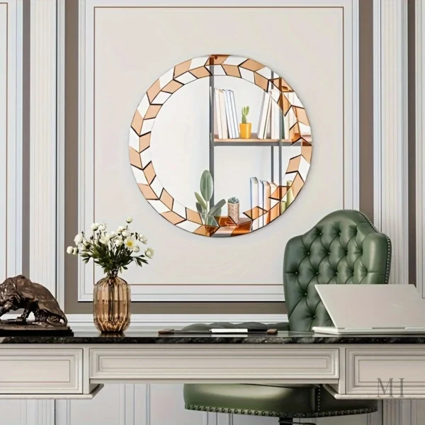 Miroir Rond 80 cm au Design Brillant et Élégant