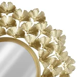 Miroir Ginkgo Rond – Design Brillant et Moderne