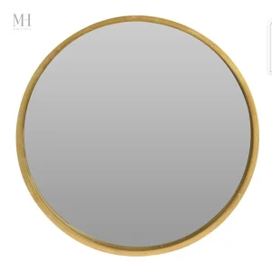 Miroir élégant en bois, ambiance rustique et chaleureuse