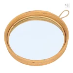 Miroir en Rotin Tressé pour Ambiance Détendue
