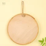 Miroir Décoratif en Rotin pour un Style Boho