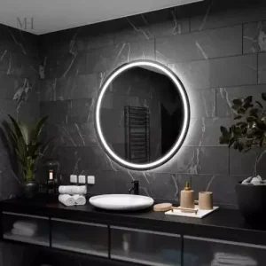 Miroir de salle de bain 100 cm avec éclairage moderne