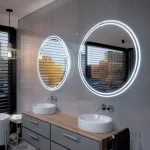 Miroir LED 120 cm pour ambiance raffinée