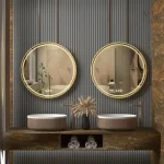 Miroir Rond LED 60 cm - Design moderne et épuré