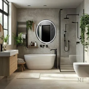 Miroir LED antibuée, idéal pour l'éclairage de la salle de bain