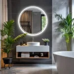 Miroir 80 cm avec technologie de pointe