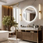 Miroir salle de bain lumineux et pratique
