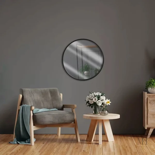 miroir-rond-noir-1 Miroir Rond Noir - Élégance intemporelle